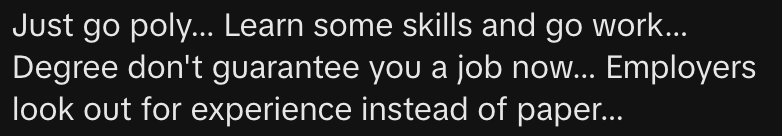 TikTok Commenter on Team &ldquo;Poly&rdquo;